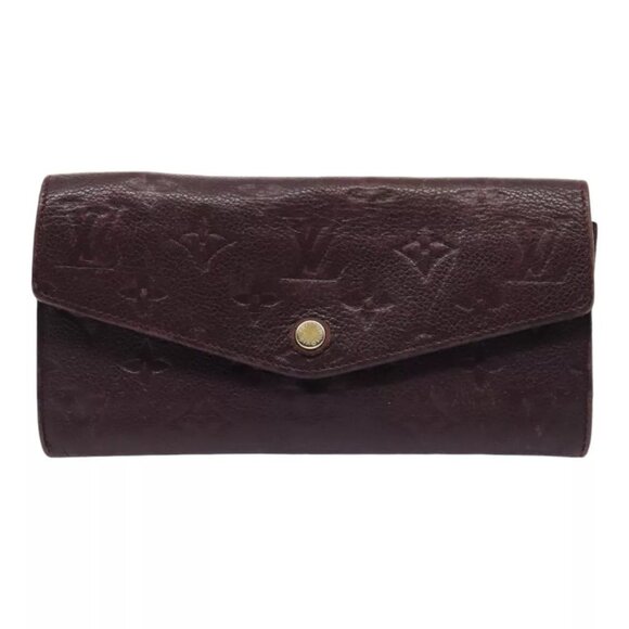 LOUIS VUITTON Empreinte Portefeuille Curieuse Wallet Purple - Picture 1 of 16